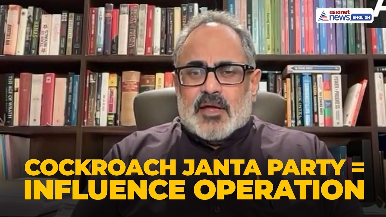 Rajeev Chandrashekhar Exposes ‘Cockroach Janta Party’ as Influence Operation | Politics