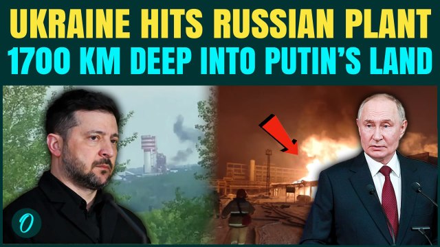 Ukraine BOMBS Russian Petrochemical Plant 1700 KM From Kyiv; Putin VOWS To Teach Lesson to Zelensky