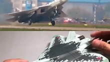 Sukhoi SU57 Felon Puzzle model, by Xuja