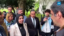 Deva Partisi İstanbul Milletvekili Elif Esen, kapatılan Bilgi Üniversitesi Rektörü Ege Yazgan ile görüştü