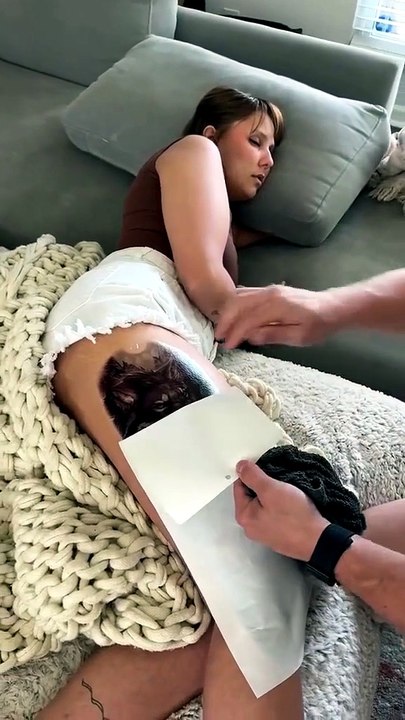 My lady wolf! 🤣🤣 #tattoo #prank #funny #fyp #fypシ