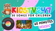 🎶🥳  60 Minutes of Happy Kids Music - 30 Fun Songs For Children - KidsTV24/7