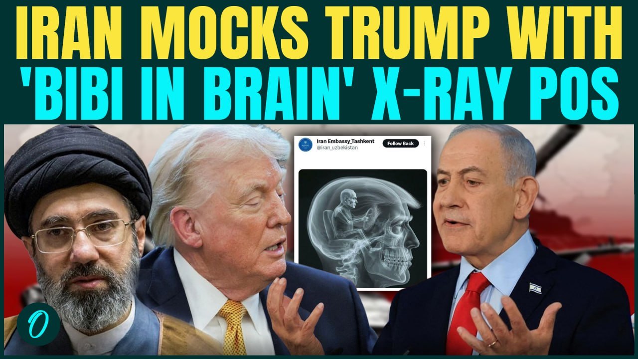 Trump BOMBING Iran on Netanyahu’s ORDER? Iran MOCKS Trump With Humiliating ‘BIBI IN BRAIN’ Photo