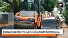 Proponen reactivar obra pública en barrios mediante esfuerzo compartido entre vecinos y municipio