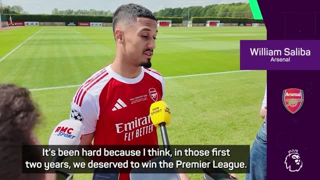 Saliba delighted that Arsenal have 'finally' won the Premier League