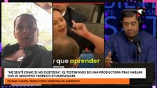 El testimonio de una productora tras hablar con el ministro Federico Sturzenegger