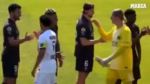 Tensión en el PSG a una semana de la final de Champions: Safonov y Zabarnyi ni se saludan