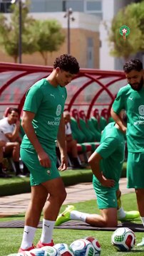 تواصل استعدادات المنتخب الوطني المغربي استعدادا لوديتي #بوروندي و #مدغشقر