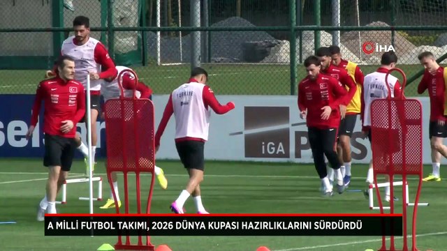 A Milli Futbol Takımı, 2026 Dünya Kupası hazırlıklarını sürdürdü