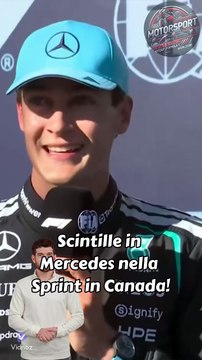 Russell vince la Sprint e punge Antonelli! 🏎️😉 #russell #canadiangp #f1