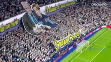 Emocionante: así fue el mosaico que lució el Bernabéu para despedir a Carvajal