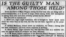 Tuesday 29th April 1913 Is the Guilty Man Among Those Held?