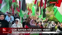 Berlin'de Filistin'e destek gösterisi düzenlendi