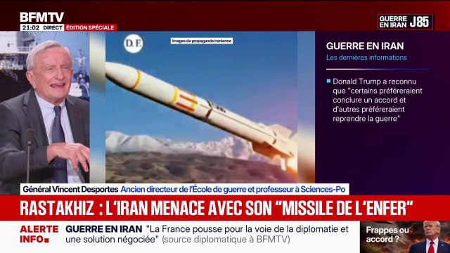 L’Iran dit avoir des missiles à impulsion électromagnétique: Ça va casser les capacités de transmission , analyse le général Vincent Desportes