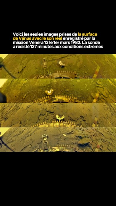 Image et son réels de la surface de Vénus 😳