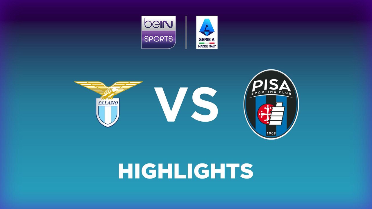 Lazio vs. Pisa - Game Highlights