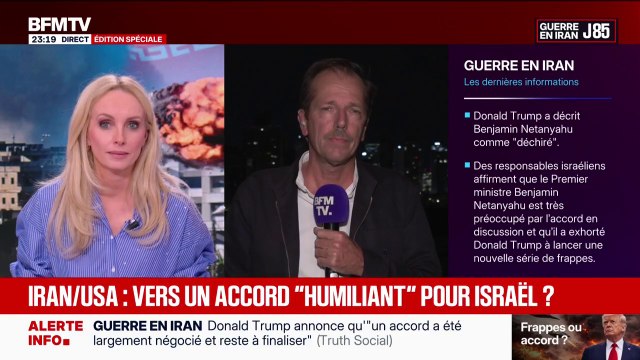 Guerre au Moyen-Orient: Benjamin Netanyahu et Donald Trump ont échangé au sujet d’un potentiel accord avec l’Iran