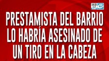 Pidió un préstamo en el barrio y lo terminaron ejecutando de un tiro en la cabeza