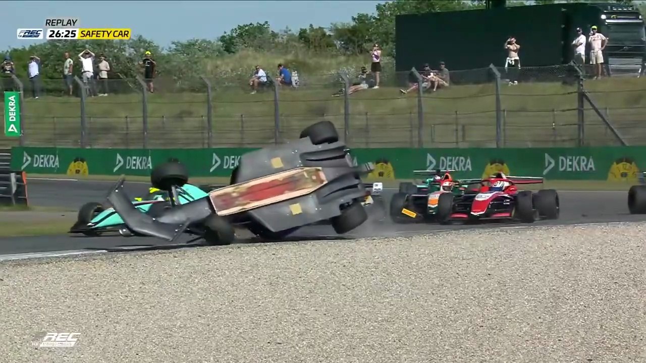 Formula Regional European Championship 2026 Zandvoort Race 2 Start Kostic Flips