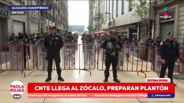 Cierran el Zócalo de CDMX por movilizaciones de la CNTE | De Pisa y Corre con Paola Rojas