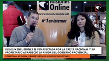 Klimiuk Infusiones se vio afectada por la crisis nacional y su propietario agradeció la ayuda del Go