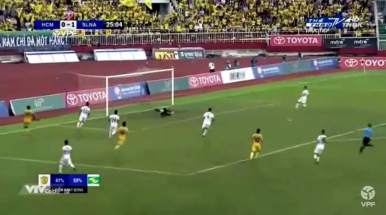 CLB TPHCM 2-2 Sông Lam Nghệ An - Goals and Highlights (2/7/2017) | VTVcab 18 - Thể Thao Tin Tức HD