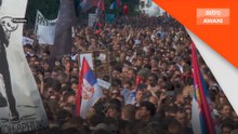 Protes pelajar Serbia desak pilihan raya baharu