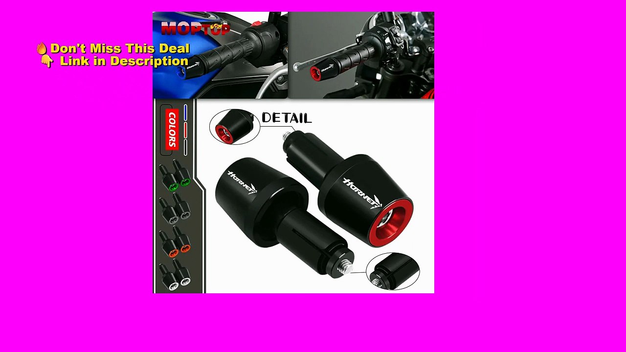 For CB750 Hornet CB 750 HORNET 2023-2026 7/8" 22mm Motorcycle CNC Handlebar Handle Ends Counterweig
