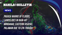 PAGASA warns of floods, landslides in rain-hit Mindanao, Eastern Visayas, Palawan due to LPA trough