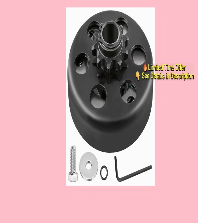 Go Kart Clutch 3/4 Bore 10T for #40 41 420 Chain, Predator 212 Centrifugal Clutch, Up to 6.5 HP, Fit for Go Kart Minibike Baja