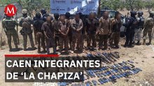Autoridades detienen a 13 integrantes de 'La Chapiza' tras enfrentamiento en Sinaloa
