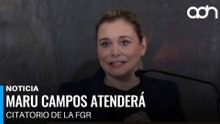 Maru Campos responde a citatorio de la FGR y denuncia persecución política