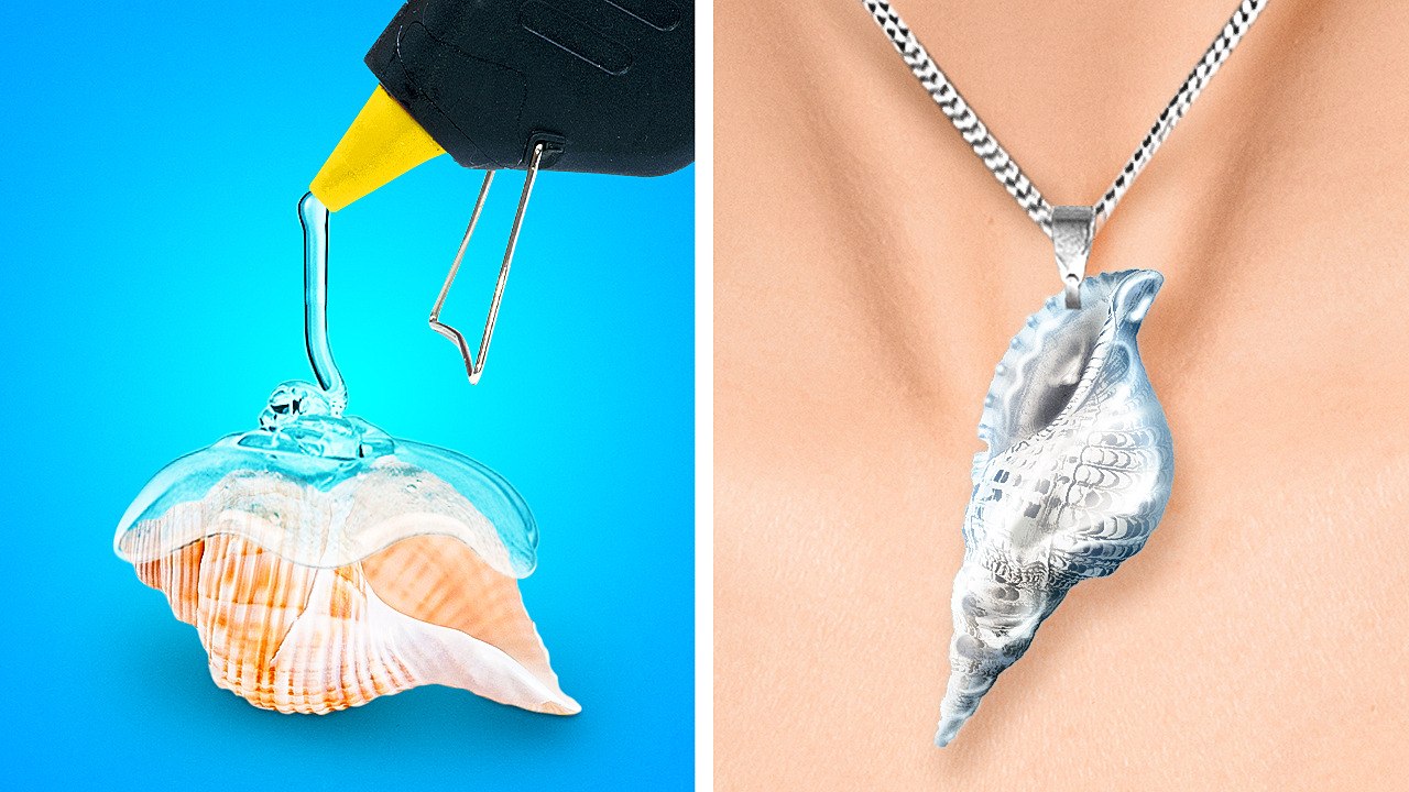 Creative Resin and Hot Glue Jewelry Ideas