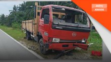 Penunggang motosikal maut kemalangan dengan lori