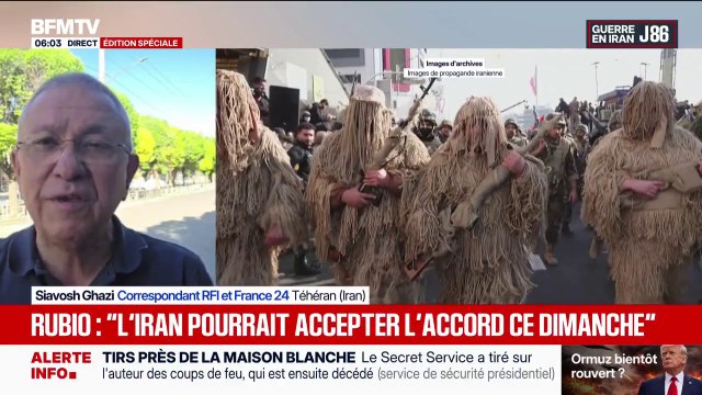 Guerre au Moyen-Orient: un accord pourrait être annoncé dans les prochains jours, selon l'Iran