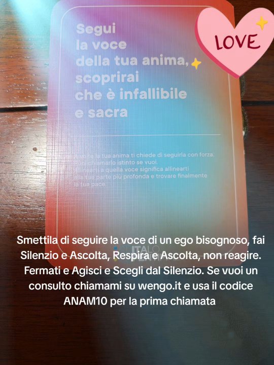 FAI SILENZIO
