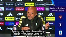Talk of me resigning if Juve miss Champions League is not true, says Spalletti
