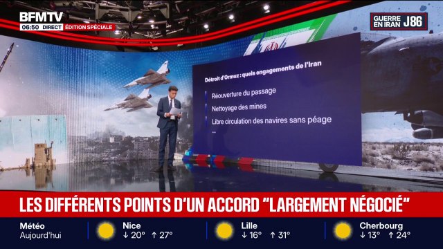 Guerre au Moyen-Orient: ce que contient le possible accord entre l'Iran et les États-Unis