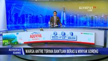 Antre Panjang! Ini Momen Bansos Beras 40 Kilogram & Minyak Goreng Dibagikan ke Warga Cilegon
