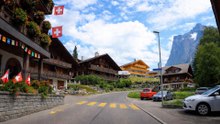 Grindelwald and Lauterbrunnen Scenic Route Through Switzerland 4K 60fps