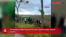 Çanakkale'de otobüs devrildi: Çok sayıda yaralı var