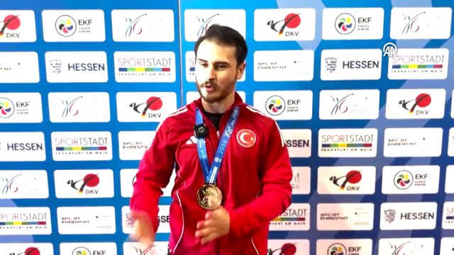 Avrupa şampiyonu milli karateci Enes Özdemir, altın madalyanın gurunu yaşıyor | Ajansspor | AA