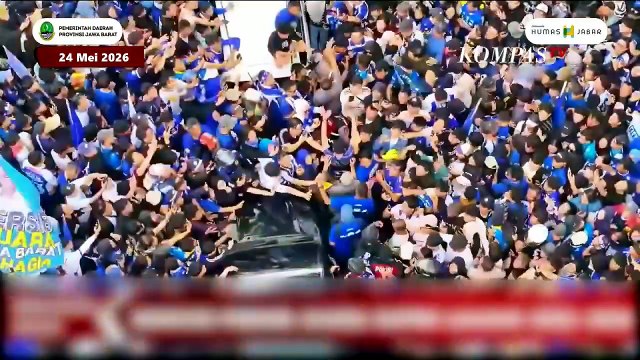 Riuh Sorak Bobotoh Sambut Dedi Mulyadi Rayakan Kemenangan: Persib Nu Aing, Eleh Nu Maneh