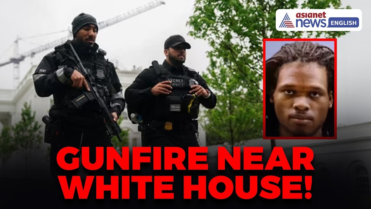 White House Gunfire Chaos | Secret Service Neutralizes Shooter Near Perimeter