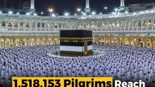 1518153 pilgrims have arrived in Saudi Arabia for Hajj