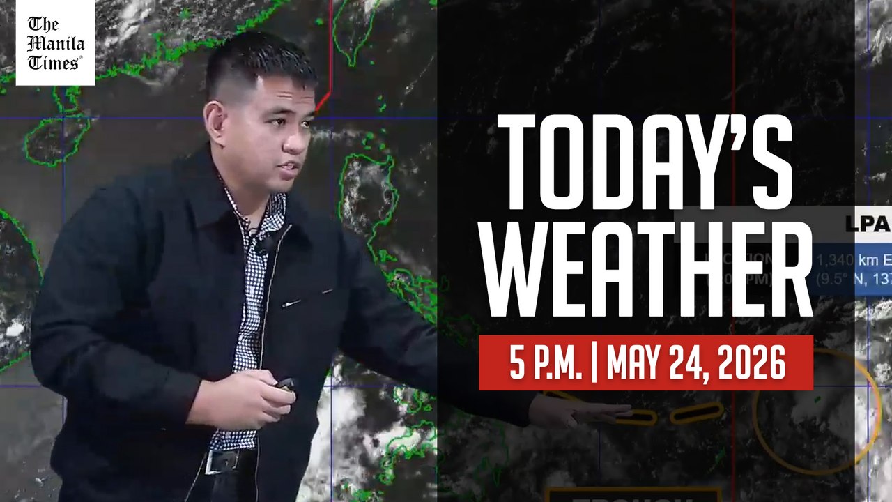 Today's Weather, 5 P.M. | May 24, 2026