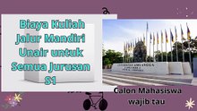 Biaya Kuliah Jalur Mandiri Universitas Airlangga Unair Semua Jurusan S1