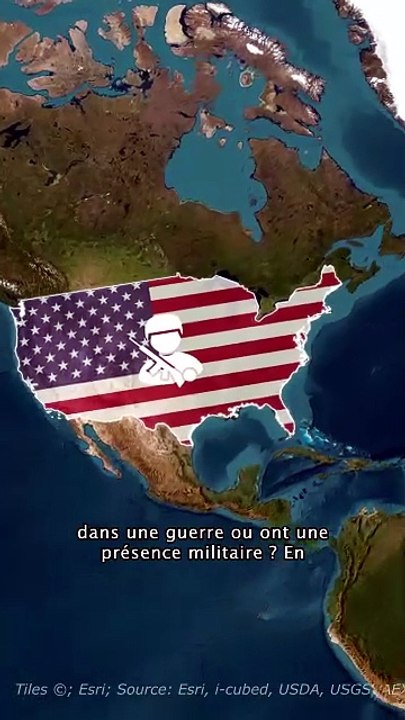 Choquant! Où les USA déploient leurs troupes? #géographie
