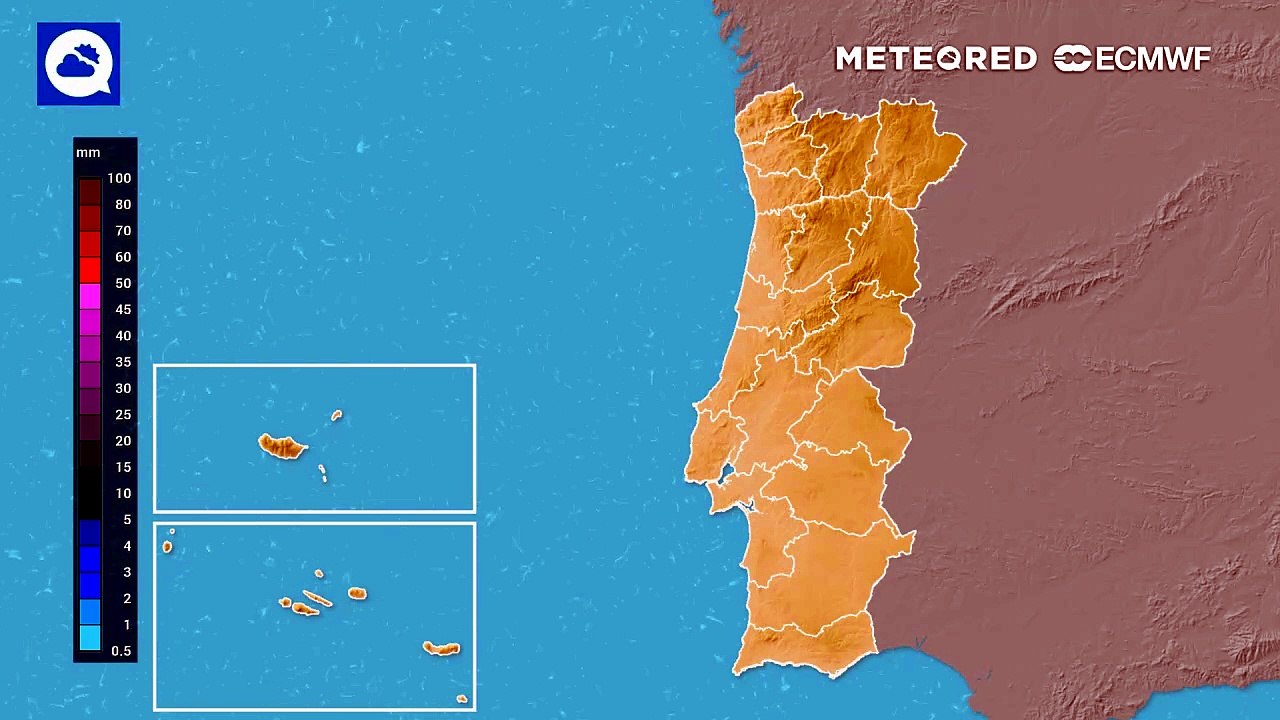 Chuva forte nos Açores na próxima semana: Flore...