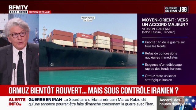 Guerre au Moyen-Orient: l'Iran fera à la fin ce que la Chine lui demandera de faire , affirme Thierry Breton